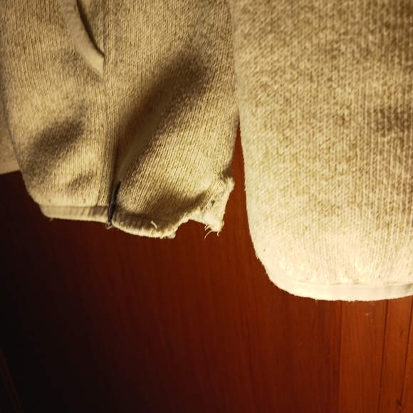 LL Bean Sweater Fleece Pullover preppy large - Picture 4 of 8